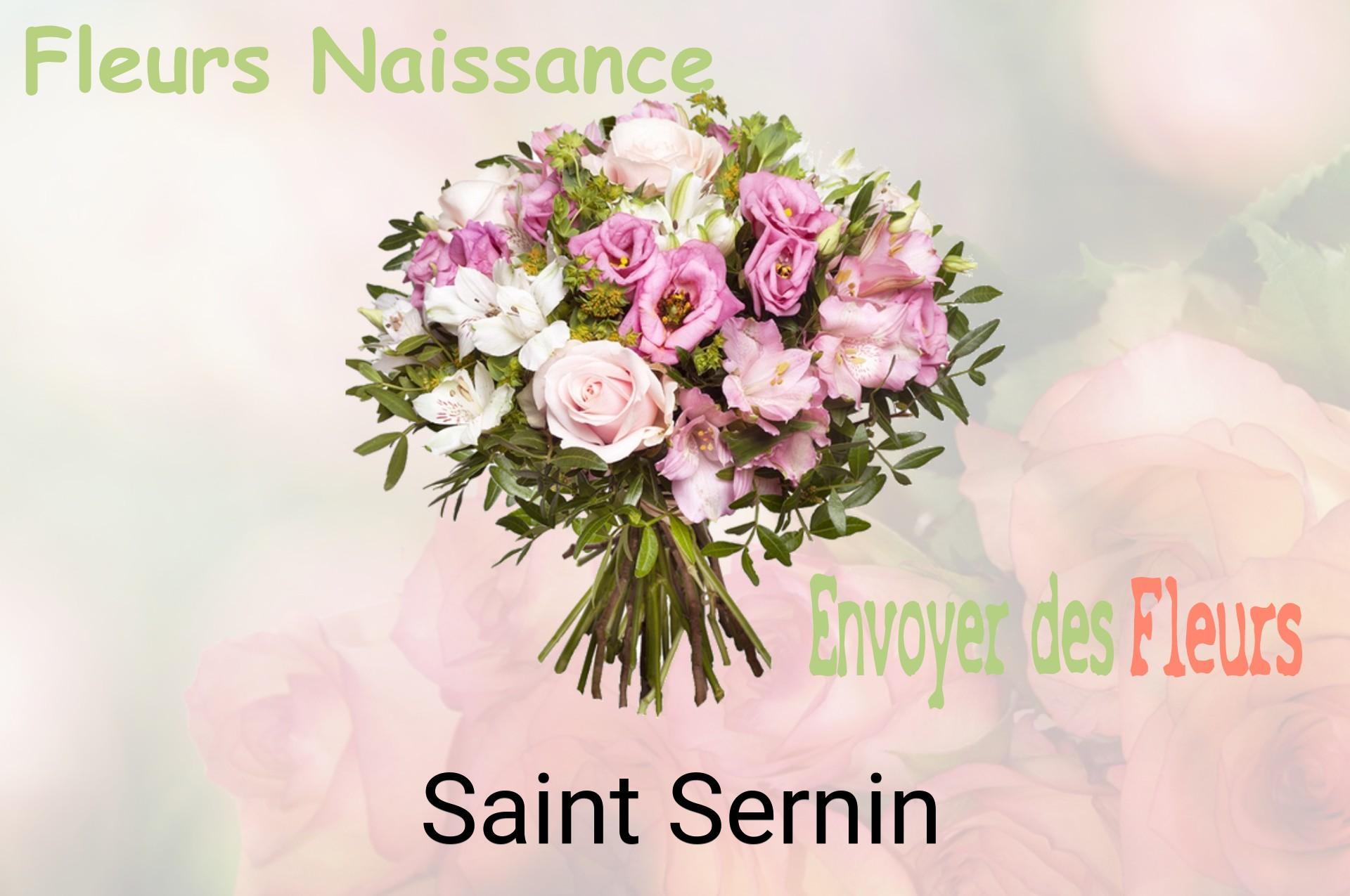Bouquet de fleurs de naissance livré à Saint-Sernin